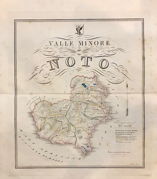 De Sanctis Gabriello Valle minore di Noto 1856 Napoli